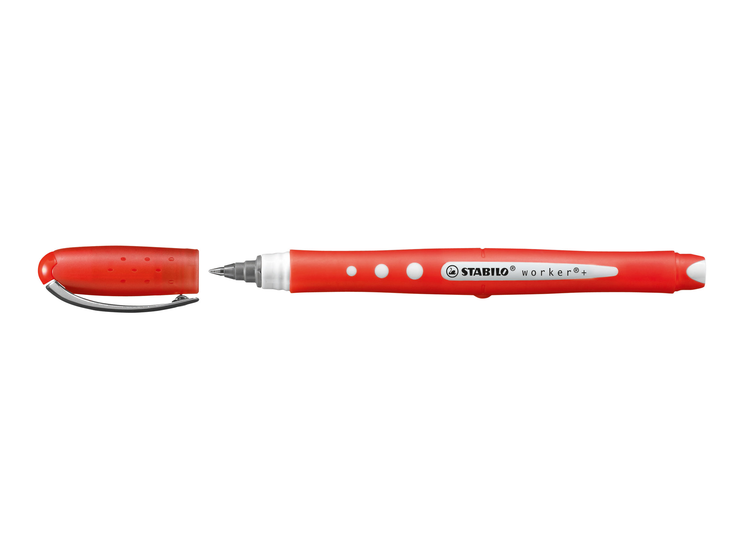 STABILO worker colorful Tintenroller 0,5 mm, Schreibfarbe: rot, 1 St. STABILO worker colorful Tintenroller 0,5 mm, Schreibfarbe: rot, 1 St.