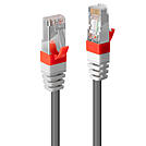 LINDY SSTP Cat 6A Kabel, grau 1,0m LSOH, inkl. Testprotokoll
