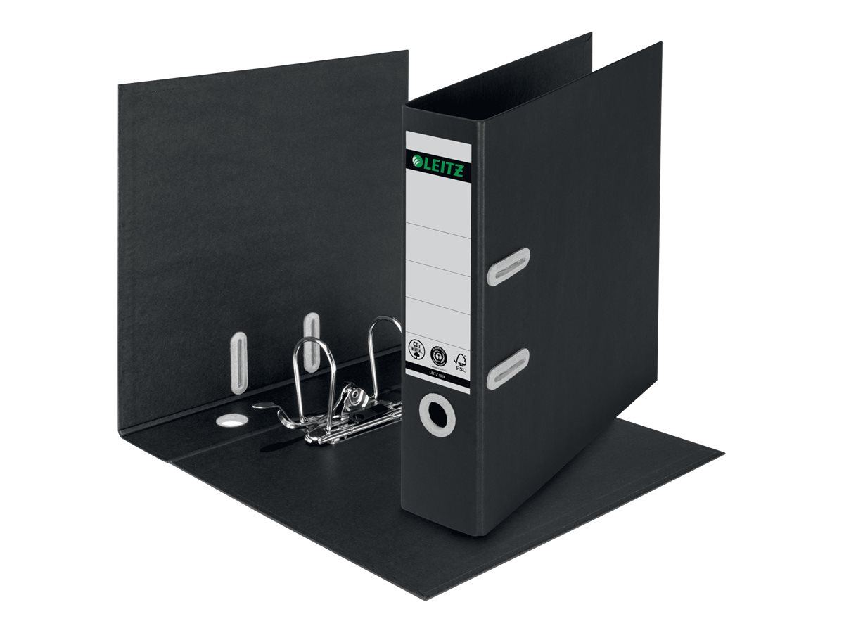 LEITZ recycle 1018 Ordner schwarz Karton 8,0 cm DIN A4