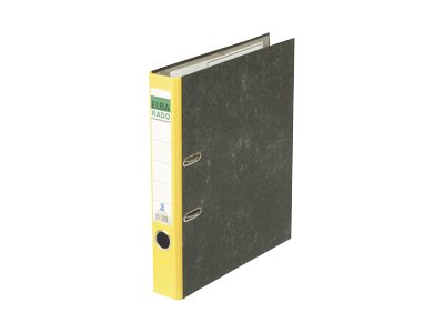 ELBA rado Wolkenmarmor Ordner gelb marmoriert Karton 5,0 cm DIN A4 ELBA rado Wolkenmarmor Ordner gelb marmoriert Karton 5,0 cm DIN A4