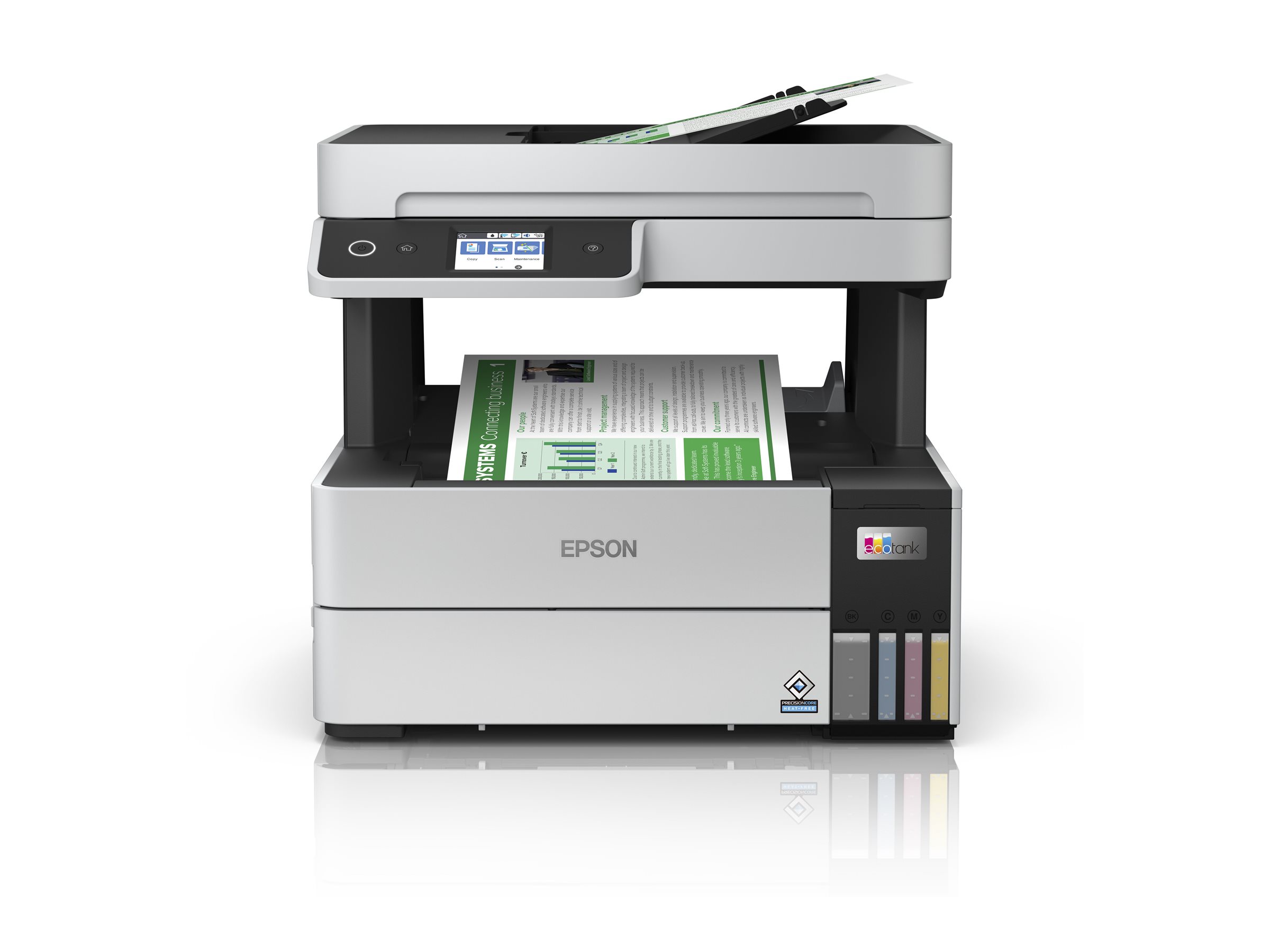 EPSON EcoTank ET-5150 3 in 1 Tintenstrahl-Multifunktionsdrucker grau EPSON EcoTank ET-5150 3 in 1 Tintenstrahl-Multifunktionsdrucker grau