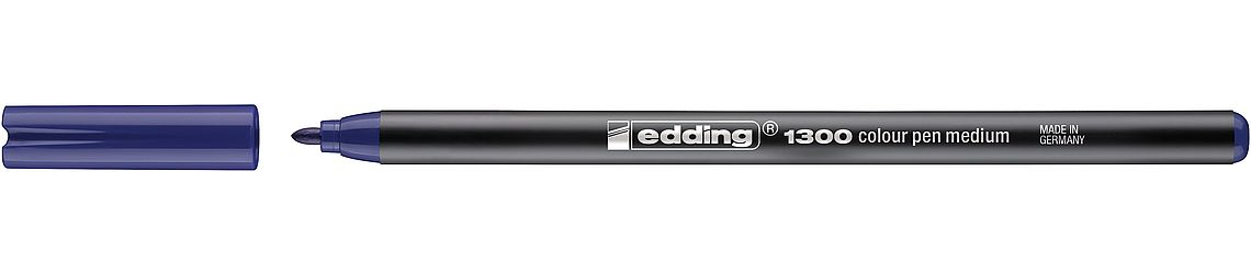 edding 1300 Filzstifte blau, 10 St