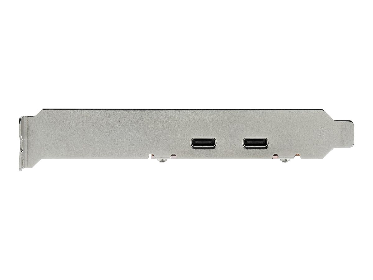 STARTECH.COM 2-Port PCIe USB 3.1 Card - 2x USB-C 3.1 Gen 2 Up to 10Gbps - PCIe Gen 3 x4 - ASM3142 Chipset - Windows Linux and macOS