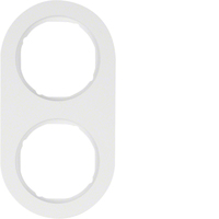 Berker Rahmen 10122089 2-fach R.Classic polarweiß gl. Berker Rahmen 10122089 2-fach R.Classic polarweiß gl.