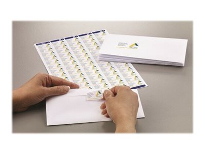 1.625 AVERY Zweckform Adressetiketten L7651-25 weiÃ 38,1 x 21,2 mm