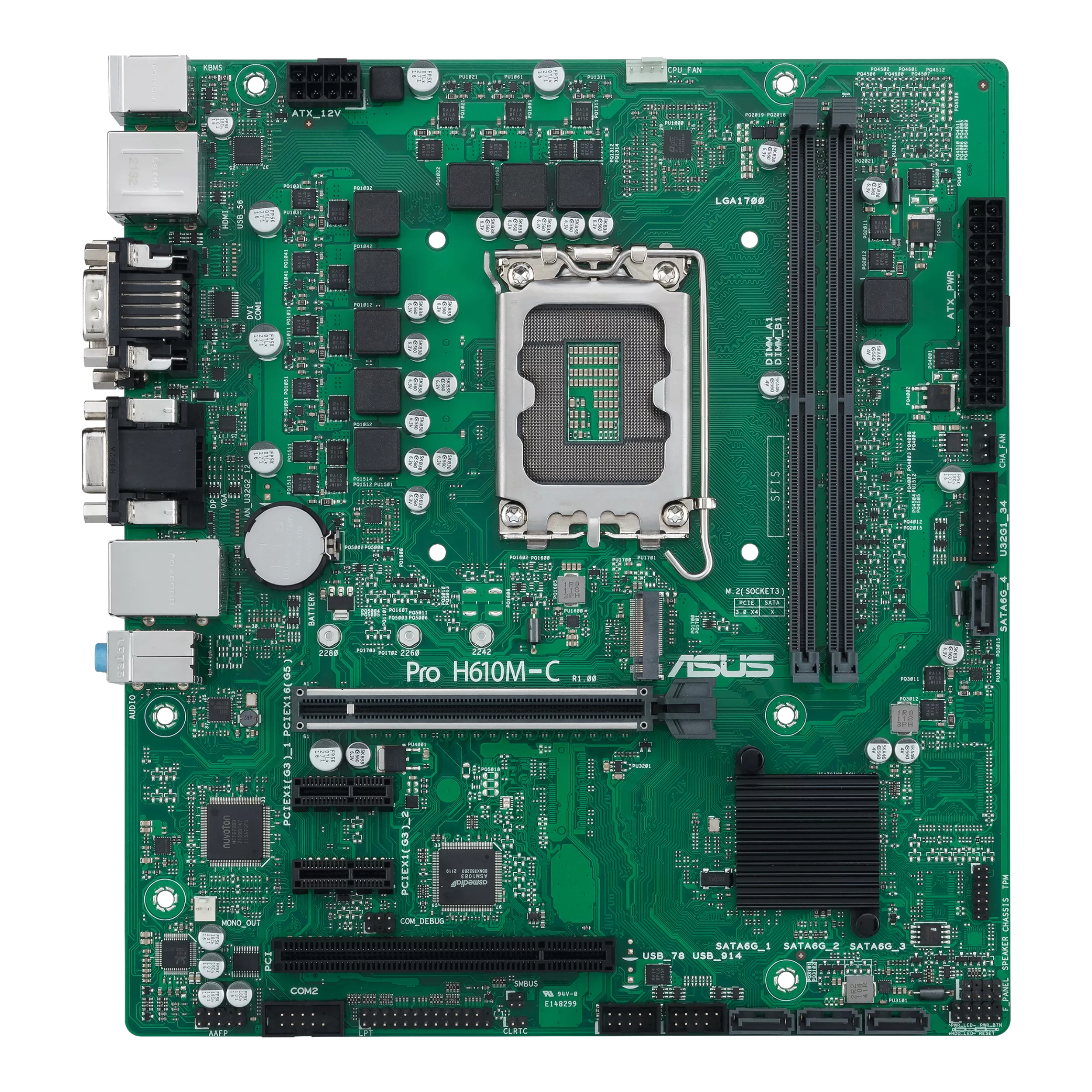 ASUS Pro H610M-C-CSM micro ATX LGA1700 H610