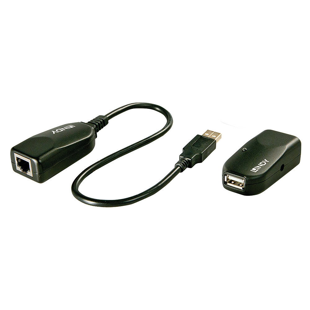 LINDY Cat.5 USB 2.0 Extender 50m 1 Port