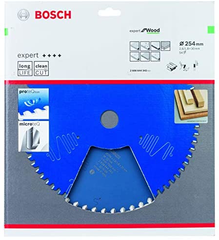 BOSCH EXPERT for Wood Kreissägeblatt 254,0 mm, 54 Zähne, 1 St