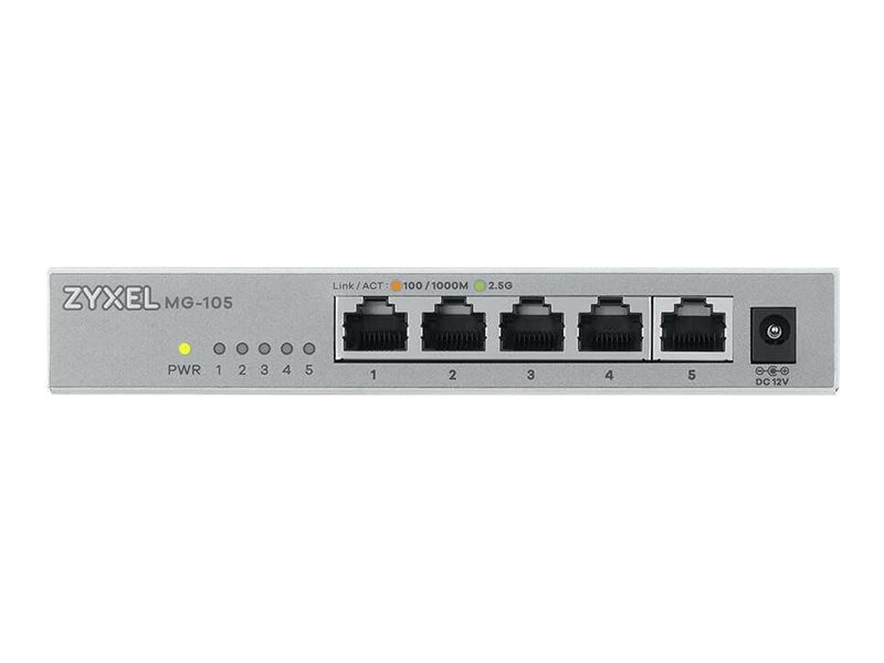ZYXEL MG-105 5 Port 2,5G MultiGig Switch nicht verwaltet