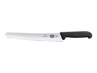 Victorinox V-5.29 33.26 Konditorsaege mit Wellenschliff, 26cm, Edelstahl, schwarz Victorinox V-5.29 33.26 Konditorsaege mit Wellenschliff, 26cm, Edelstahl, schwarz