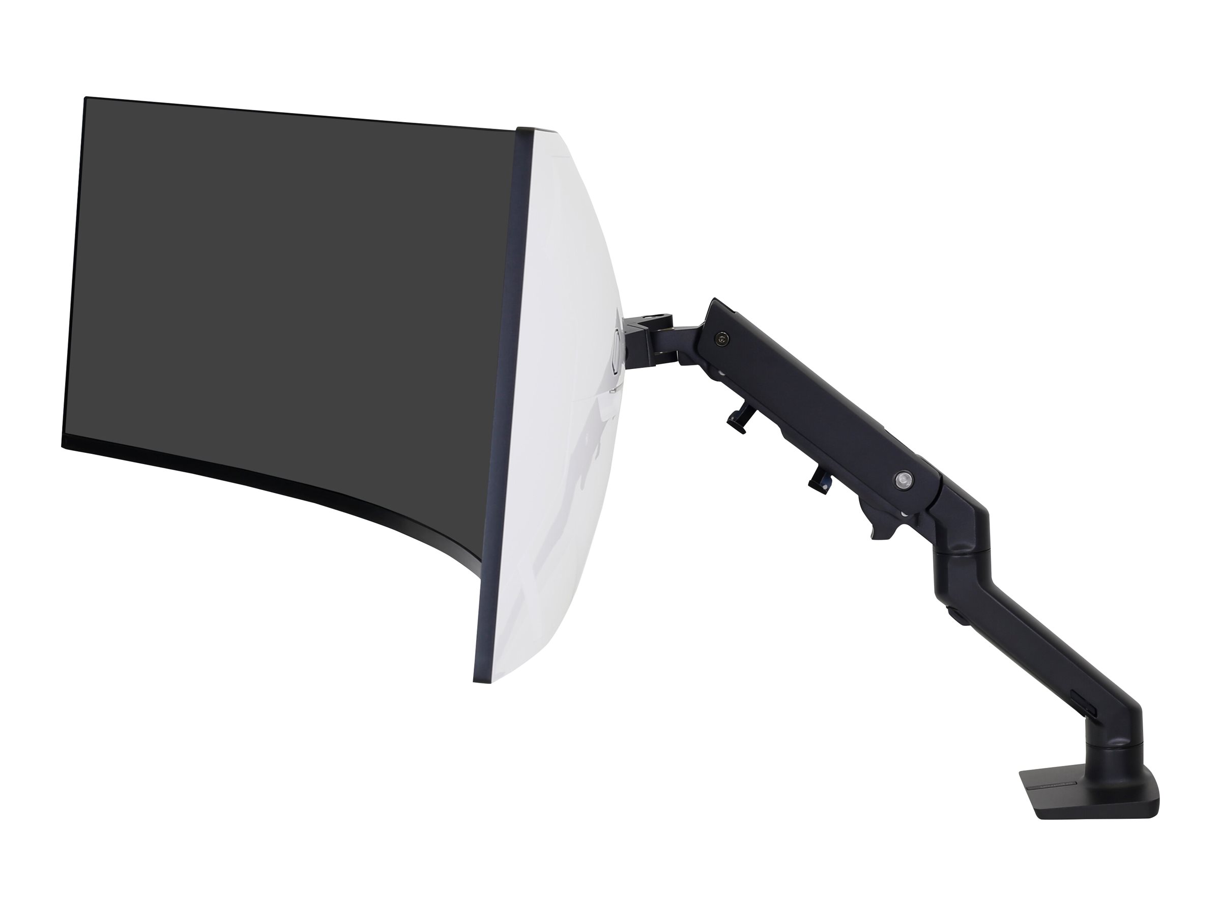 ERGOTRON HX monitor arm with HD monitor joint in black ERGOTRON HX monitor arm with HD monitor joint in black