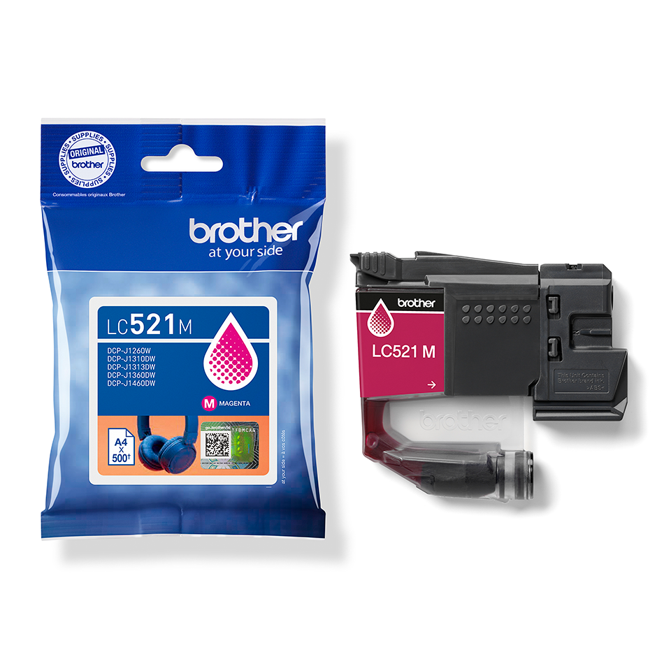 LC521M BROTHER DCP Tinte magenta 500