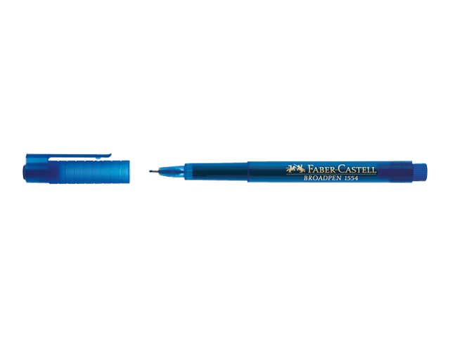 FABER-CASTELL Broadpen Document 1554 Fineliner blau 0,8 mm, 1 St. FABER-CASTELL Broadpen Document 1554 Fineliner blau 0,8 mm, 1 St.