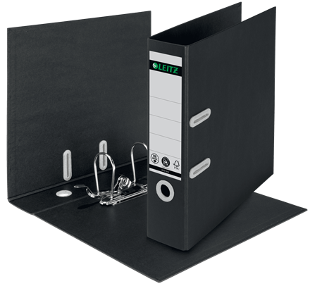 Esselte Leitz 1018 Ordner schwarz 80 mm
