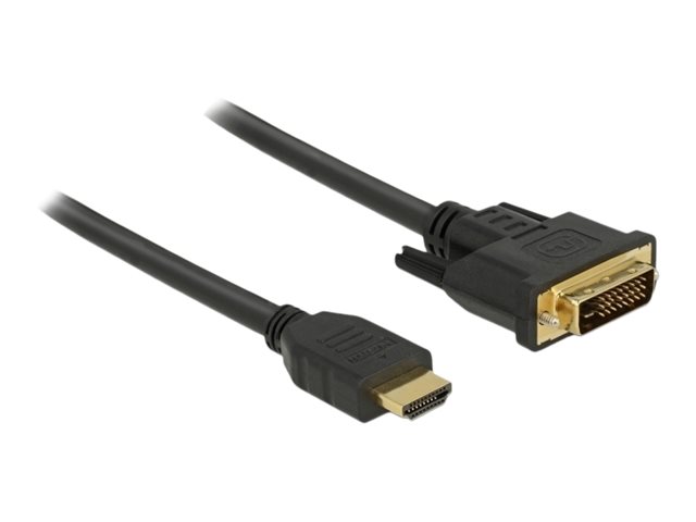 Delock Kabel DVI 24+1 Stecker > HDMI-A Stecker 1,5 m Delock Kabel DVI 24+1 Stecker > HDMI-A Stecker 1,5 m