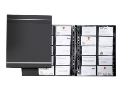 DURABLE Visitenkarten-Ringbuch VISIFIX A4 anthrazit