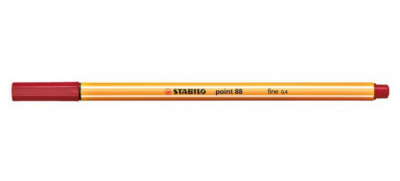 STABILO point 88 Fineliner rot 0,4 mm, 1 St. STABILO point 88 Fineliner rot 0,4 mm, 1 St.