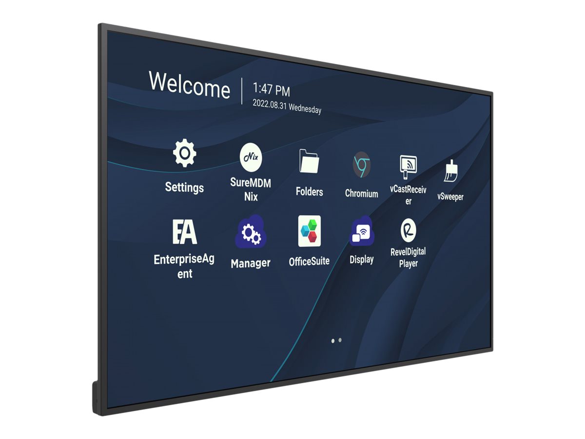 VIEWSONIC CDE4330 109,22cm 43Zoll 3840x2160 450 nits 1200:1 HDMI in x 2 USB-C x 1 HDMI out x 1 w/ RS232