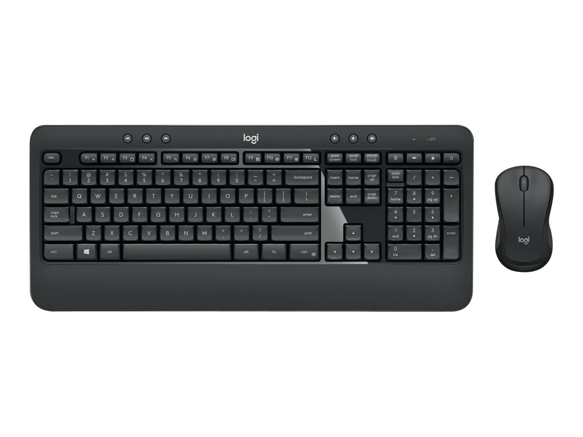 Logitech MK540 ADVANCED Tastatur-Maus-Set kabellos schwarz