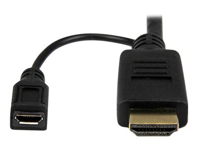 StarTech.com 1,8m aktives HDMI auf VGA Konverter Kabel - HDMI zu VGA Adapter 180cm - Schwarz - 1920x1200 / 1080p - Videokonverter - Schwarz