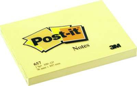 Post-it® Haftnotizen 657 gelb, 12 Bloecke Post-it® Haftnotizen 657 gelb, 12 Bloecke