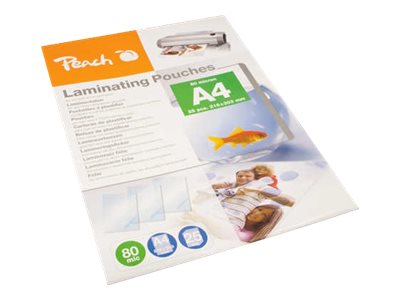 Peach Laminierfolie A4 80 Mikron durchsichtig
