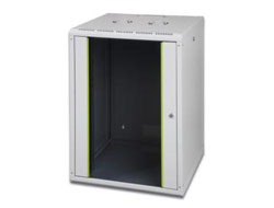 DIGITUS 48,3cm 19Zoll Wandschrank 12HE SoHoline RAL7035 grau ohne Fachboden