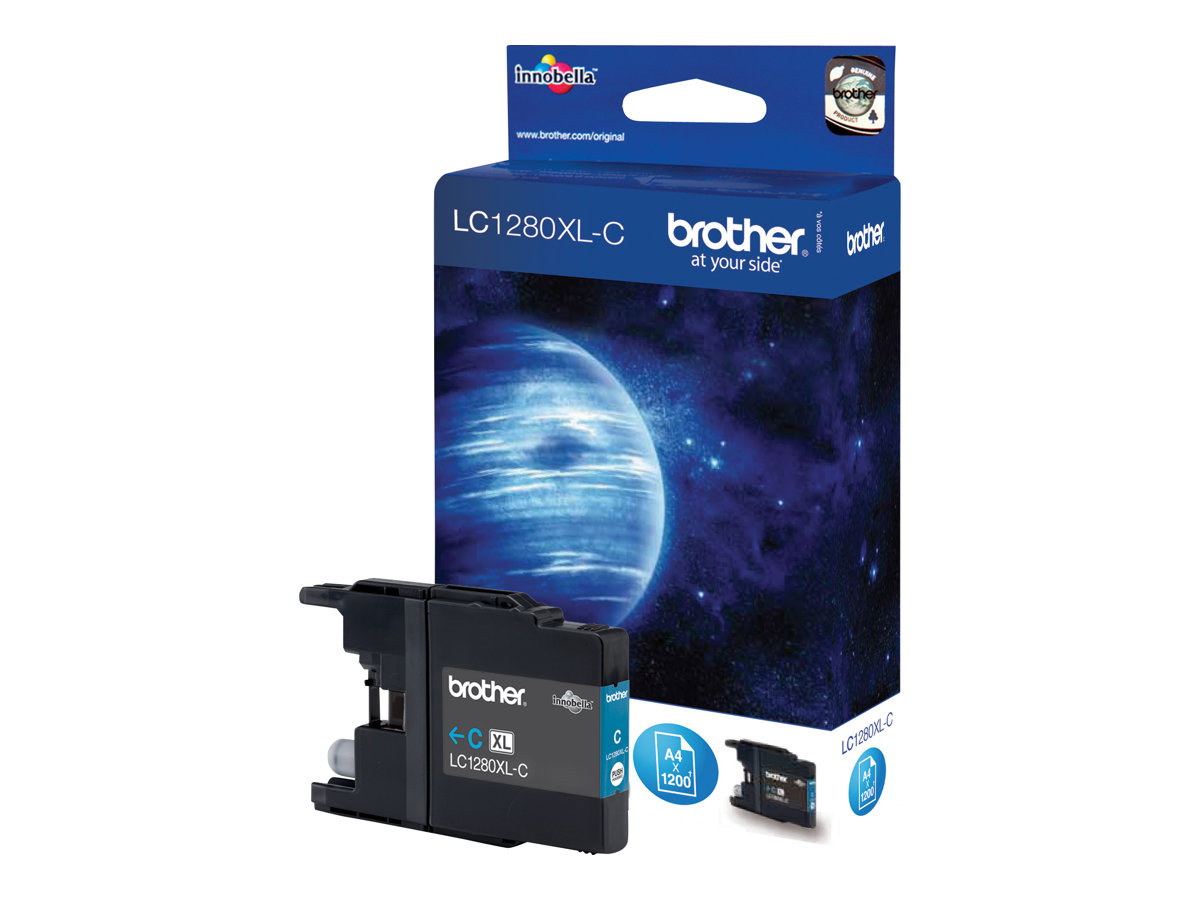 LC1280XLC BROTHER MFC Tinte cyan HC 1200 LC1280XLC BROTHER MFC Tinte cyan HC 1200