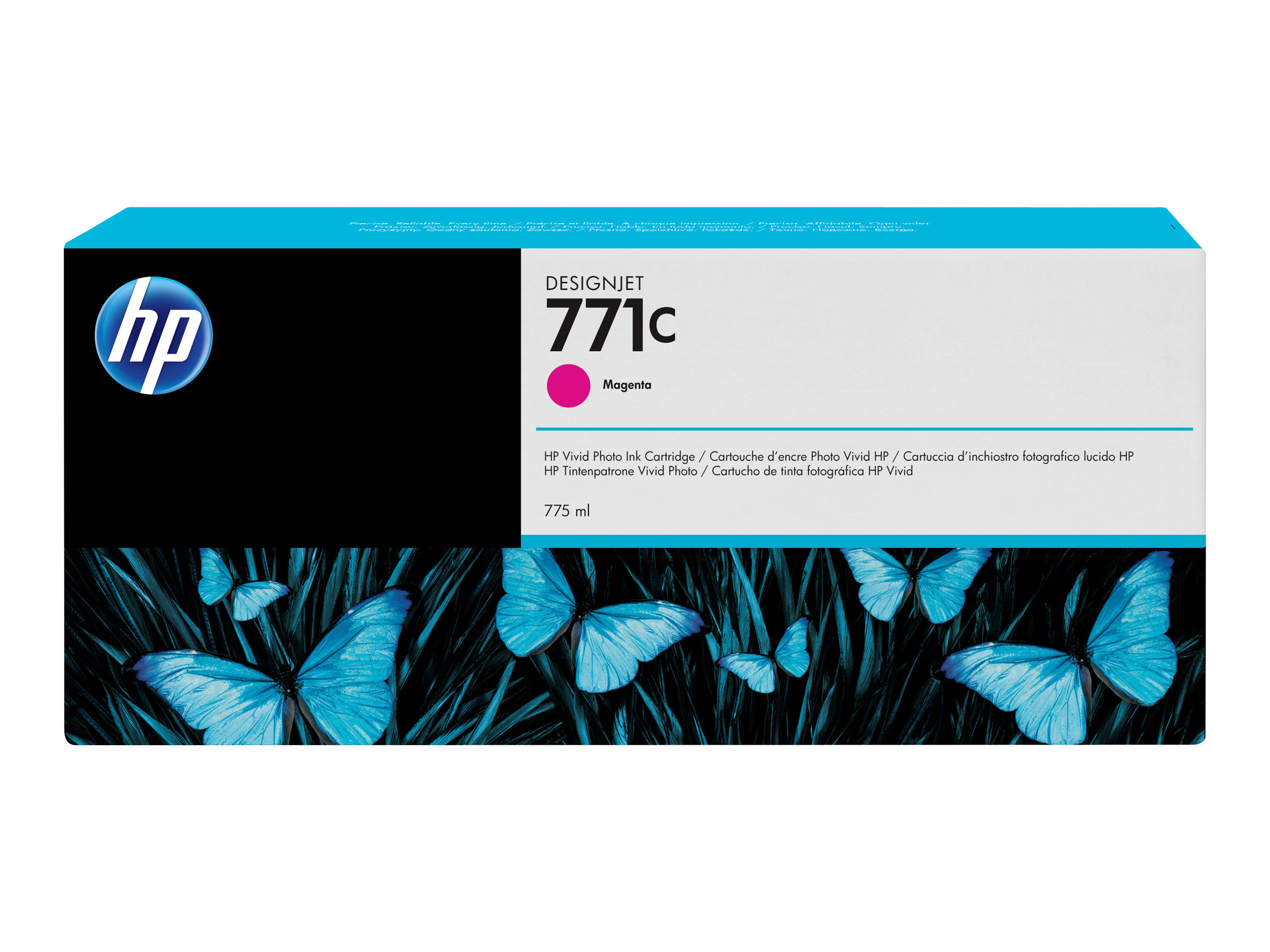 HP 771C Original Tinte magenta Standardkapazität 775ml 1er-Pack HP 771C Original Tinte magenta Standardkapazität 775ml 1er-Pack