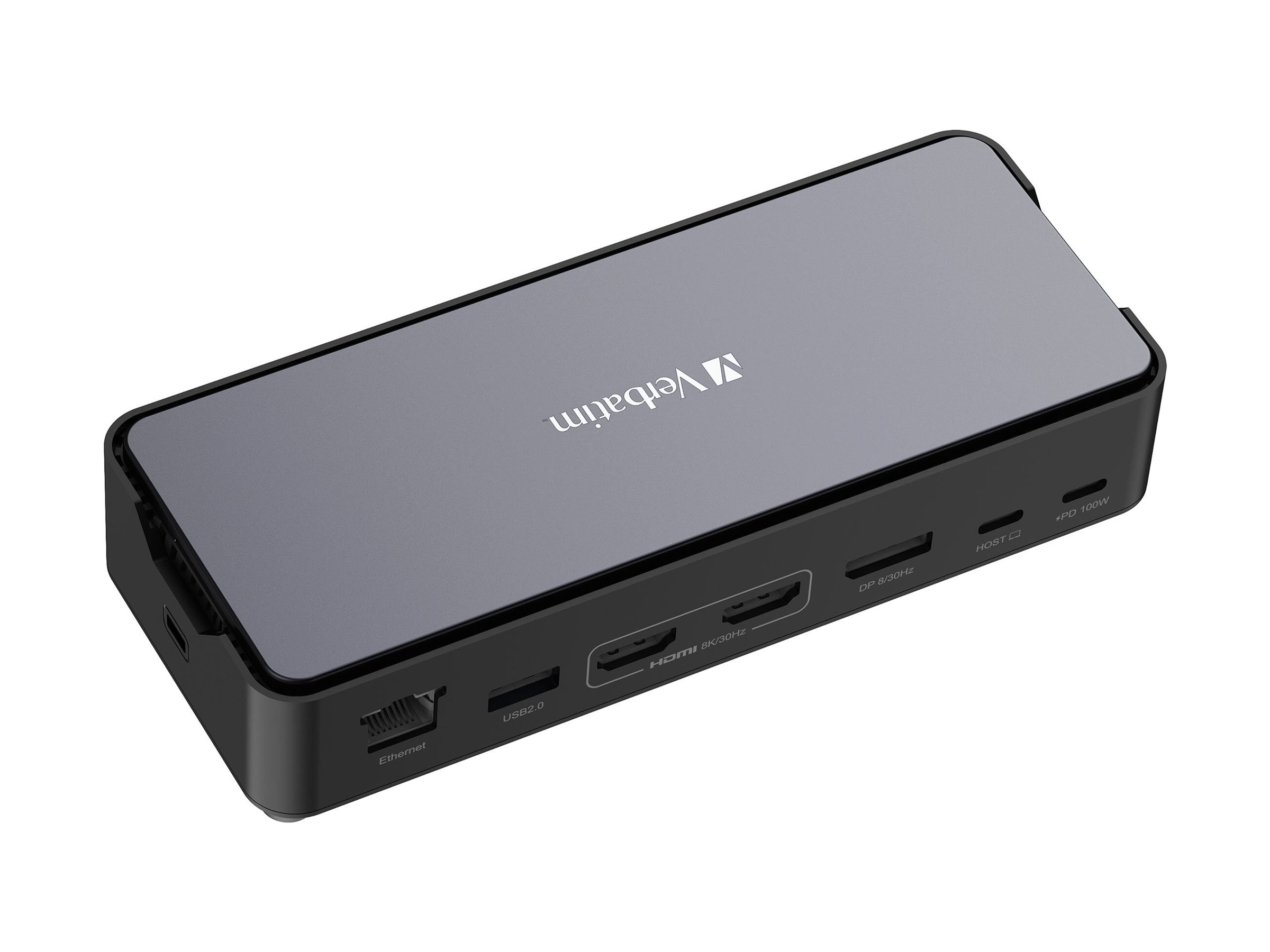 Verbatim USB-C Pro Dockingstation CDS-15SSD mit HDMI/4K/SSD 256GB/RJ45/USB-A