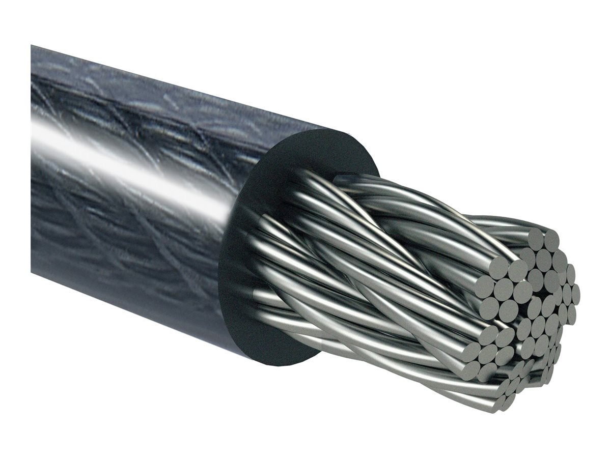 STARTECHCOM Universal Laptop Lock 66ft Security Cable For Notebook Compatible w Noble WedgeNanoKSlot Keyed Locking Cable