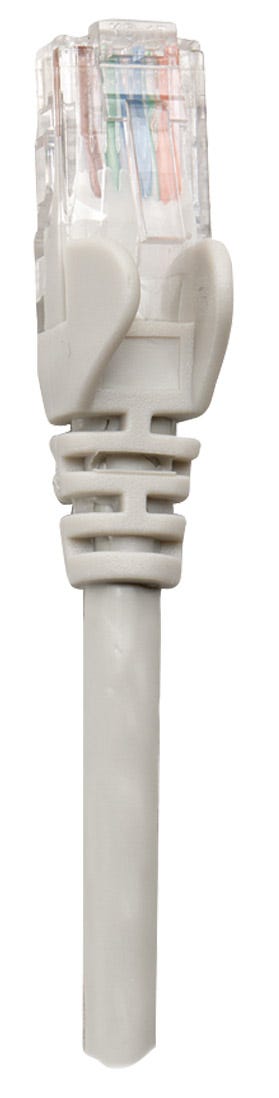 INTELLINET Netzwerkkabel Cat6A SFTP CU LS0H 20m Grau RJ45 Stecker RJ45 Stecker Vergoldete Kontakte