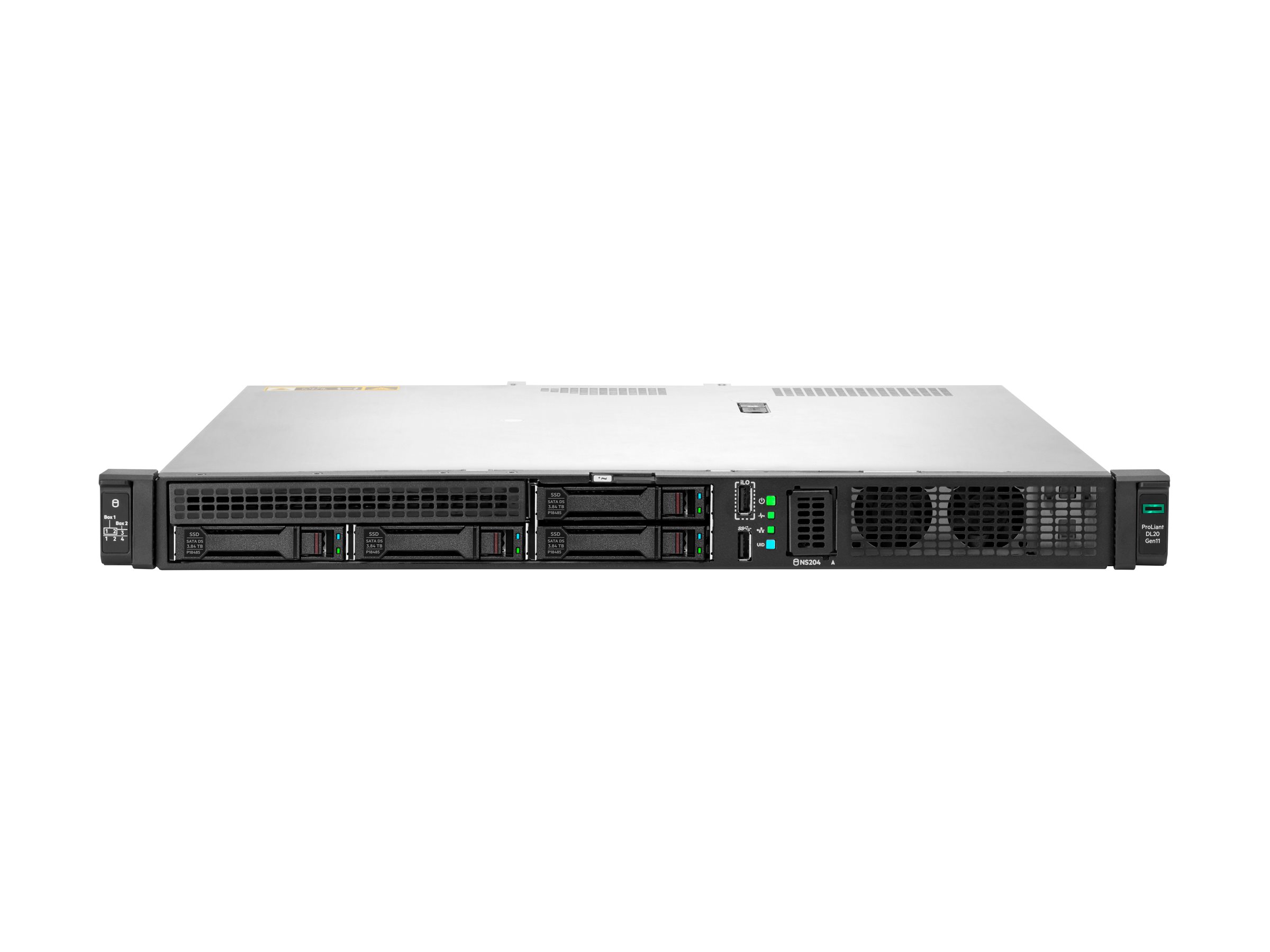 HPE ProLiant DL20 Gen11 1HE Xeon E-2434 4-Core 3.4GHz 1x16GB-U 4xSSF Hot Plug VROC 800W Server