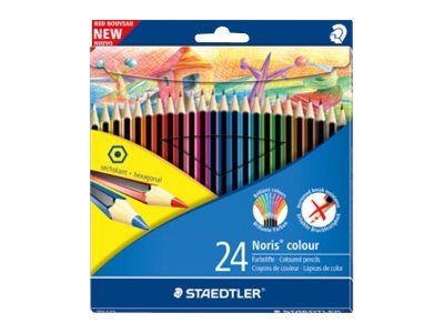 STAEDTLER Noris® colour 185 Buntstifte farbsortiert, 24 St. STAEDTLER Noris® colour 185 Buntstifte farbsortiert, 24 St.