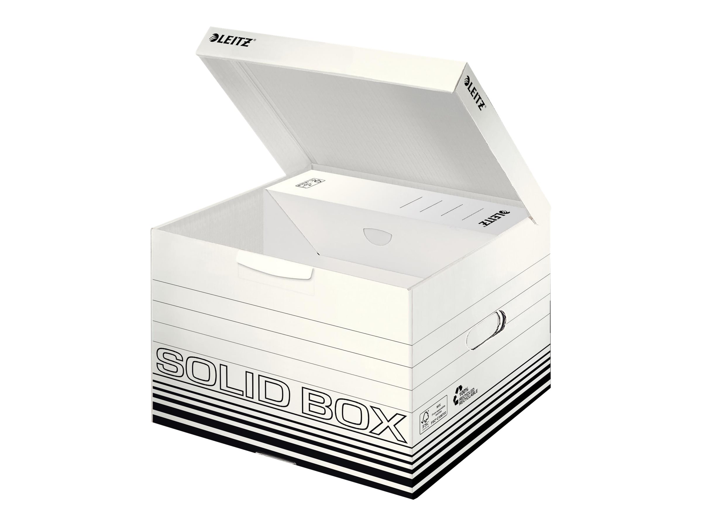 10 LEITZ Archivboxen Solid M weià 32,5 x 36,0 x 27,0 cm 10 LEITZ Archivboxen Solid M weià 32,5 x 36,0 x 27,0 cm