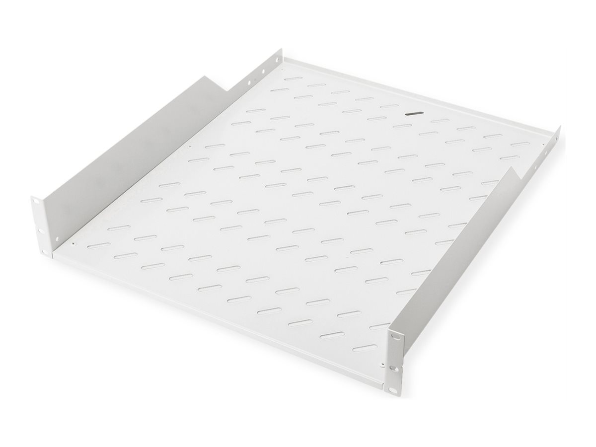 ROLINE Fachboden 48,26cm 19Zoll 2 HE 550 T 25kg Tragkraft grau