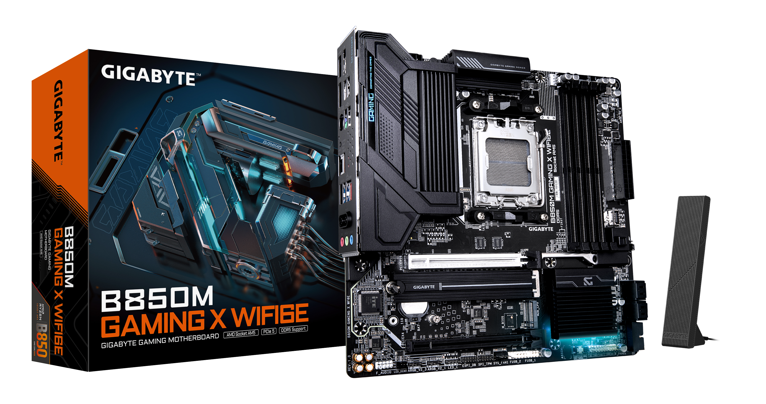 GIGABYTE B850M GAMING X WF6E AM5 4xDDR5 mATX HDMI 2xDP USB WIFI MB