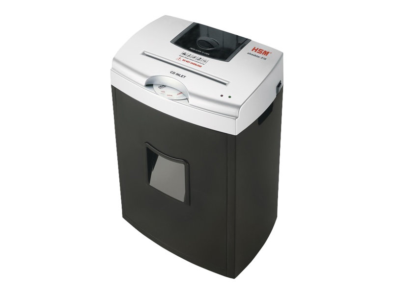 HSM shredstar X15 Aktenvernichter mit Partikelschnitt P-4, 4 x 37 mm, bis 15 Blatt, weiss