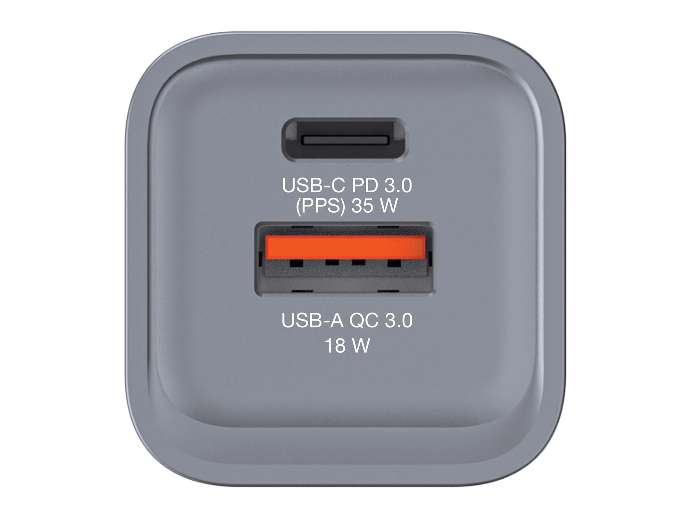 Verbatim USB-C Ladegeraet 35W 2 Port USB-C/USB-A
