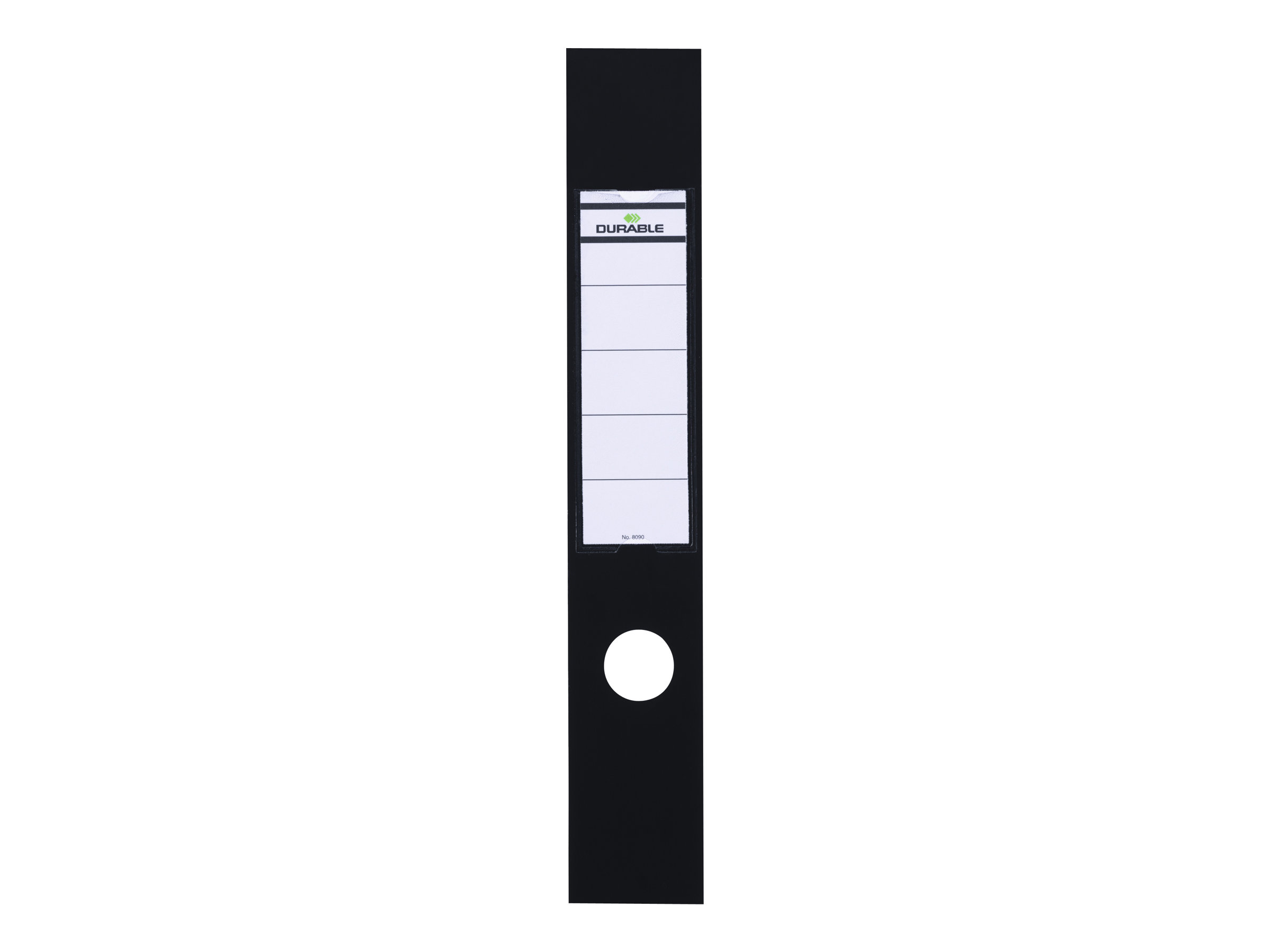 10 DURABLE Ordneretiketten ORDOFIXÂ® schwarz fÃ¼r 7,0 cm RÃ¼ckenbreite