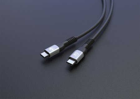 MANHATTAN USB 20 Typ C EPR Ladekabel 240 W PD 31 480 Mbits 2m Power Delivery 31 abwärtskompatibel zu 14010065 W schwarz