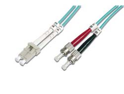 DIGITUS LWL Patchkabel LC -> ST 3.00m  Multimode Duplex OM3