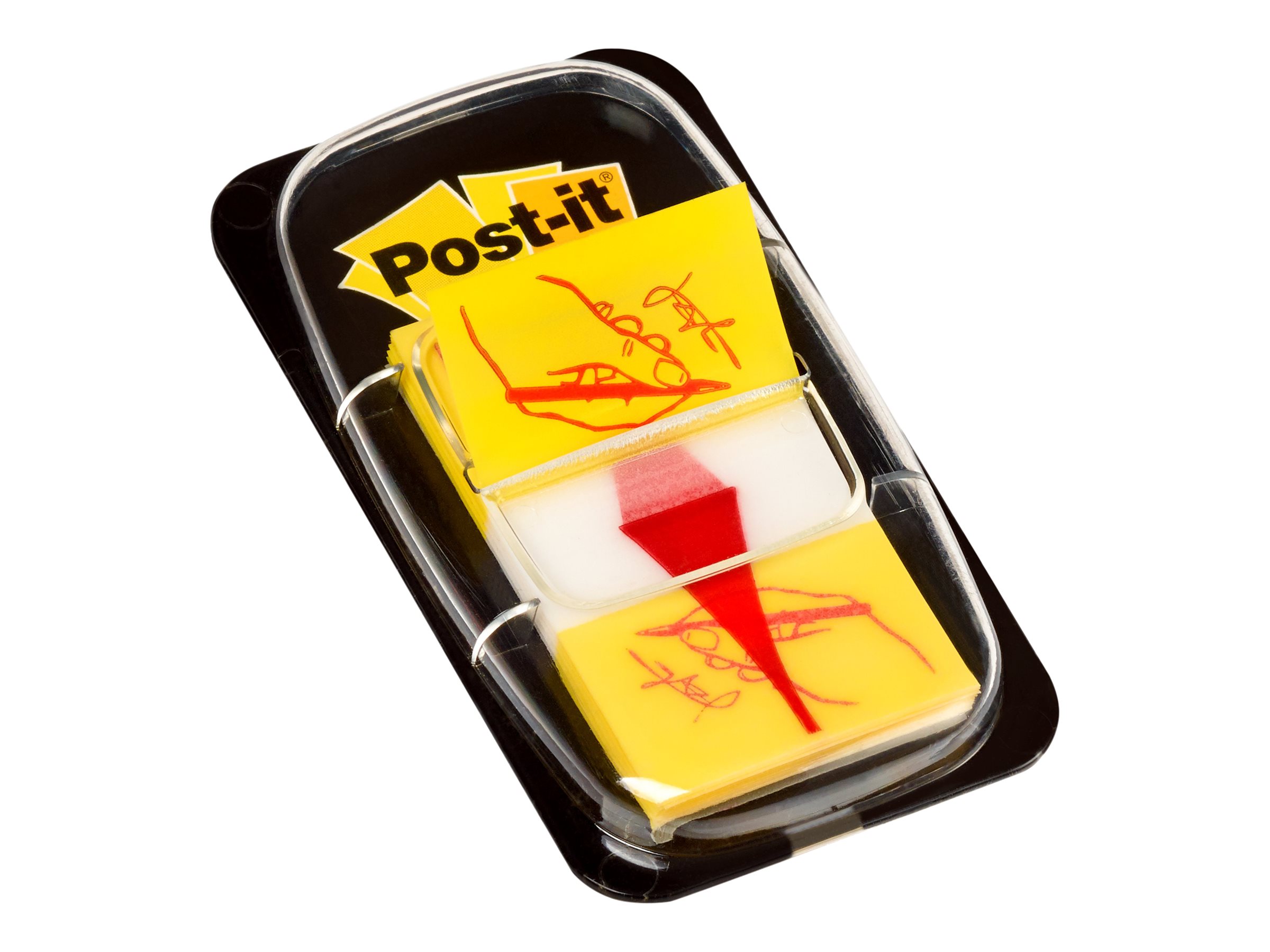 Post-it® Index Haftmarker gelb Unterschrift 50 Streifen
