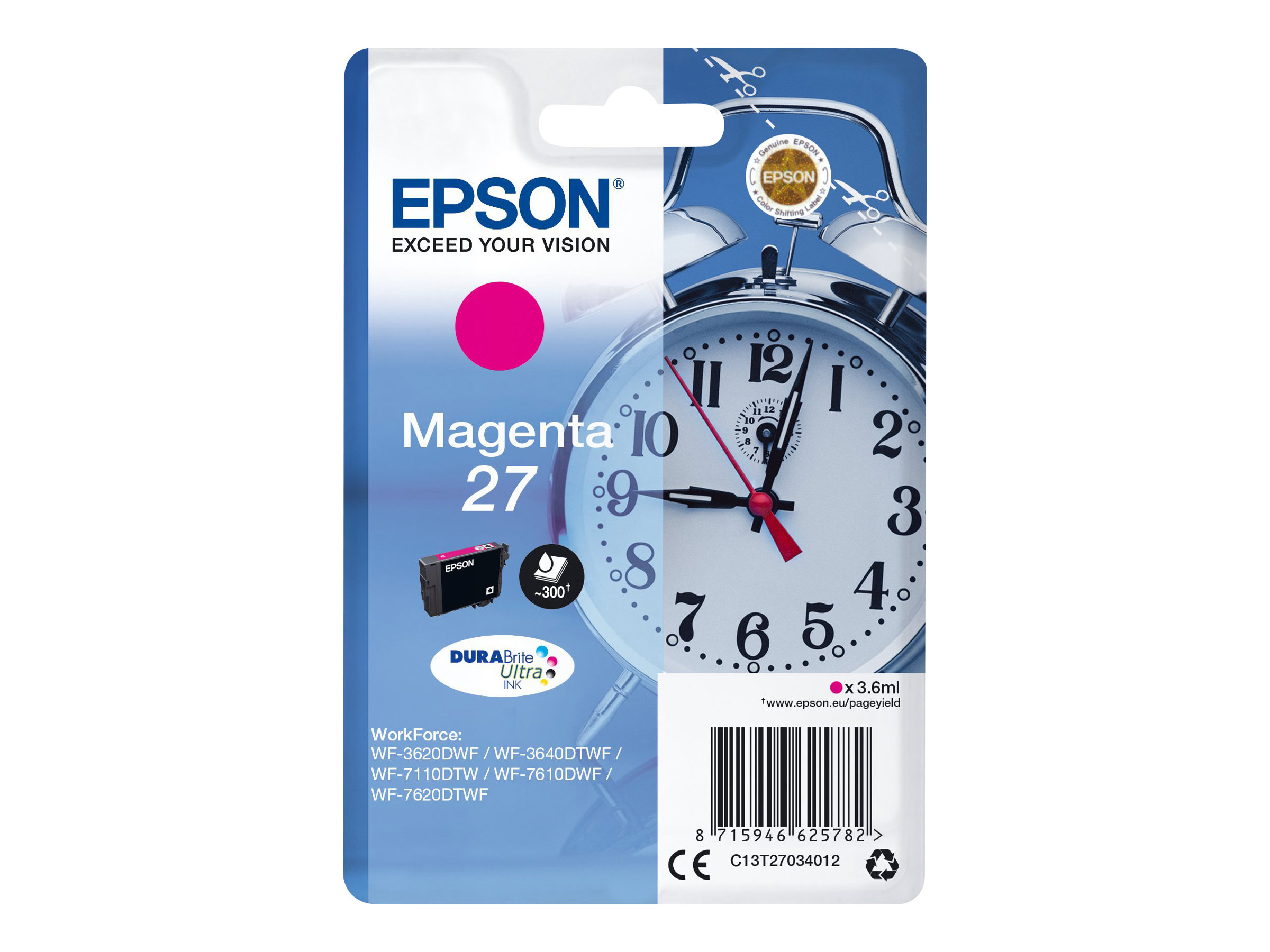 C13T27034012 EPSON WF Tinte magenta ST
