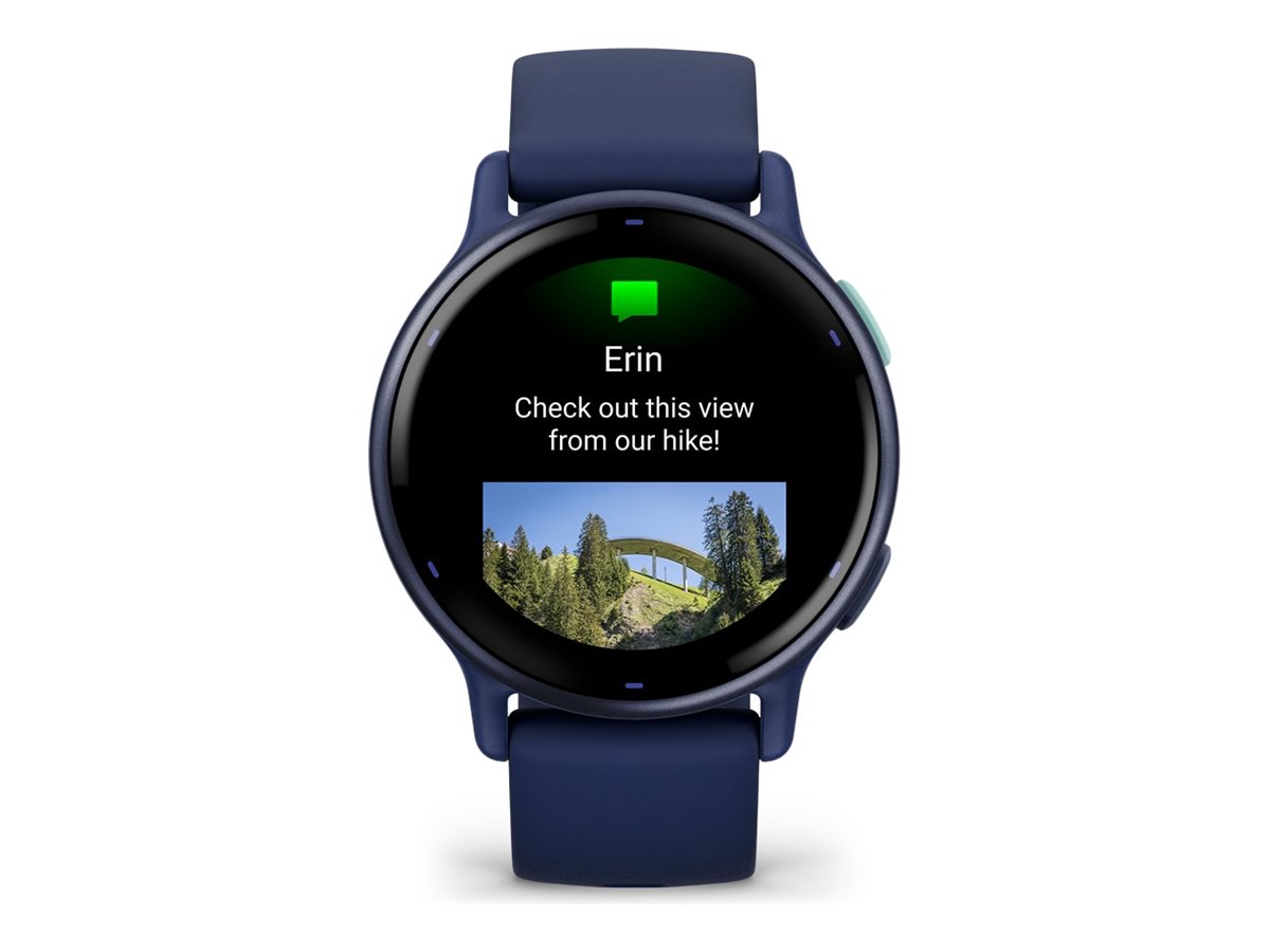 Garmin vivoactive 5 navy (42.20 mm, Aluminium, Polymer, nur WLAN, One Size)