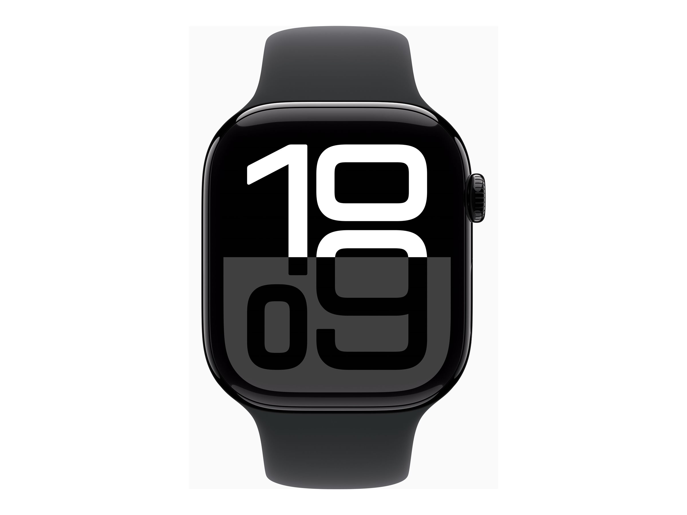 Apple Watch S10 Aluminium 46mm Diamantschwarz (Sportarmband schwarz) M/L Apple Watch S10 Aluminium 46mm Diamantschwarz (Sportarmband schwarz) M/L