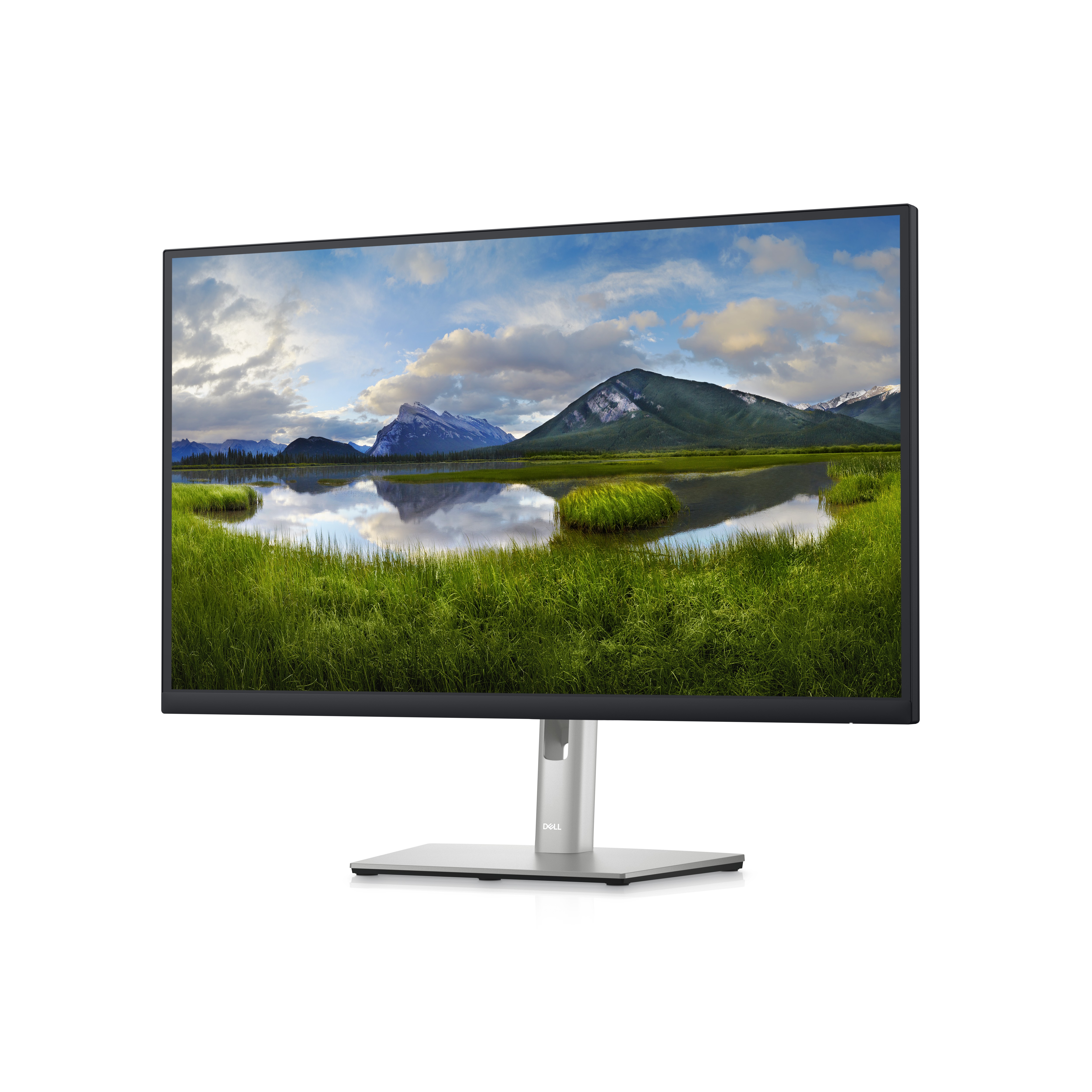68,6cm27 2560x1440 Dell P2723D 169 5ms IPS DisplayPort HDMI USB VESA Pivot QHD SilverBlack