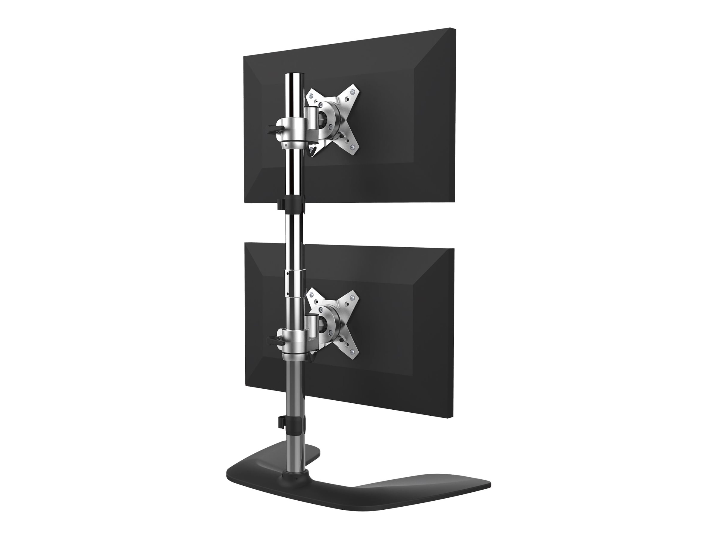STARTECH.COM Vertikale duale Monitorhalterung - Für bis zu 68,58cm 27Zoll Monitore Aluminium Höhenverstellbar Doppelmonitorhalterung STARTECH.COM Vertikale duale Monitorhalterung - Für bis zu 68,58cm 27Zoll Monitore Aluminium Höhenverstellbar Doppelmonitorhalterung