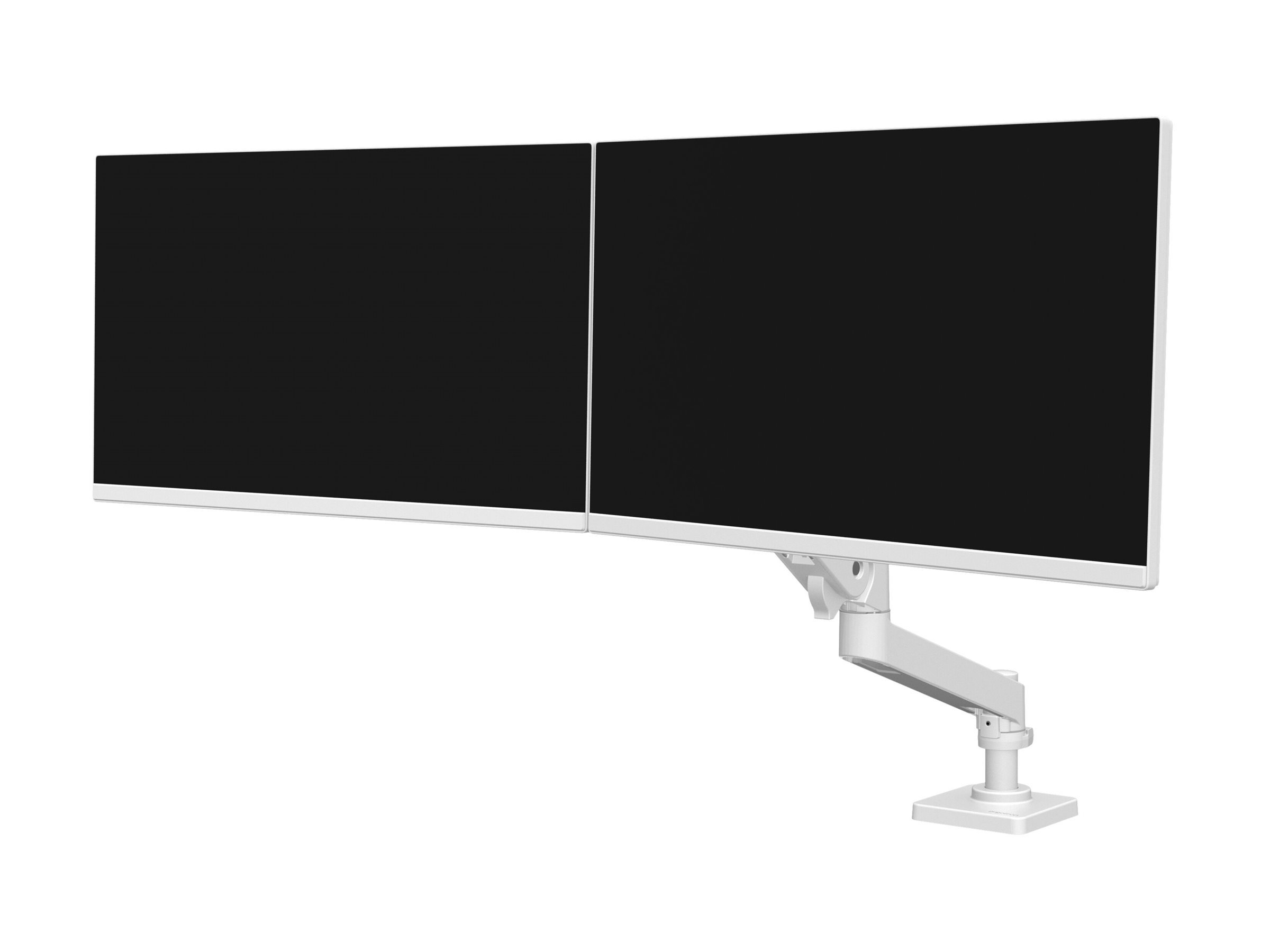 Ergotron LX Pro Dual Direct Arm Aluminium weiß