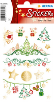 HERMA Aufkleber Weihnachtsmotive, 15 Etiketten
